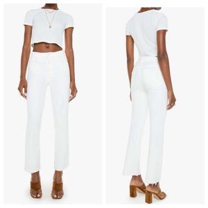 MOTHER The Hustler Ankle Fray Jeans in Fairest of Them All Wash Size 25